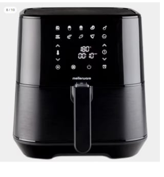 Mellerware Freidora de Aire Crunchy! Plus capacidad de 5,5L por 59.99€ (Cuenta Nueva 49.99€)