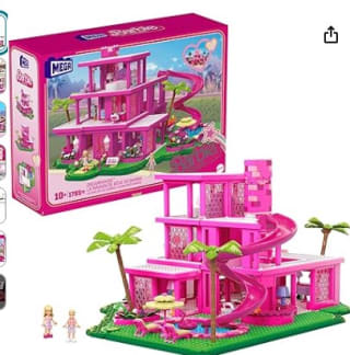 Mega Barbie Dreamhouse Casa con Bloques de construcción, Mini muñecas y Accesorios por 56,80€