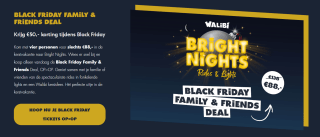 Met 4 Personen naar Walibi Bright Nights voor €88