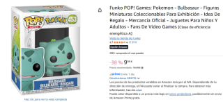 Funko POP! Games: Pokemon - Bulbasaur por 9,90€