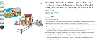 Playmobil Horses of Waterfall Manege (71494) voor €20,99 bij Amazon Italië