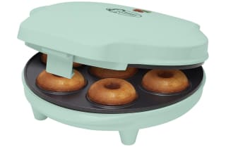 Bestron Donut Maker diseño retro mini donut maker eléctrica para 7 donuts Verde por solo 19,78€