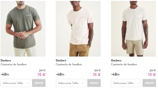 DOCKERS - Camisetas para ellos por 15€