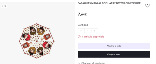 Recopilación Pack de 2 paraguas infantiles desde 4,59€ la unidad