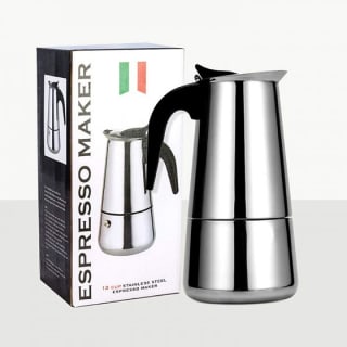 Cafetera italiana de 10 tazas por 15,99€