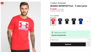 Under Armour UA GL Foundation heren shirt voor €13,97 bij Zalando