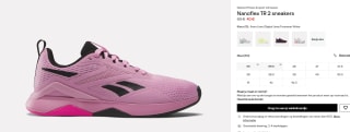 Reebok Nanoflex TR 2 Sneakers voor €40