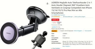 UGREEN MagSafe auto telefoonhouder voor €16,60 bij Amazon