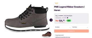 PME Legend Ribber Heren Sneakers voor €54,95 bij Ibood