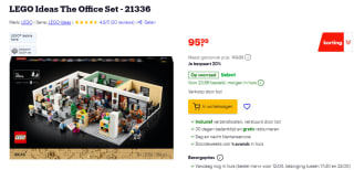 LEGO Ideas The Office set (21336) voor €95,99 bij Bol
