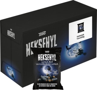 Heksehyl Salmiakdrop Zak (16x 300gr) voor €18,96 bij Bol