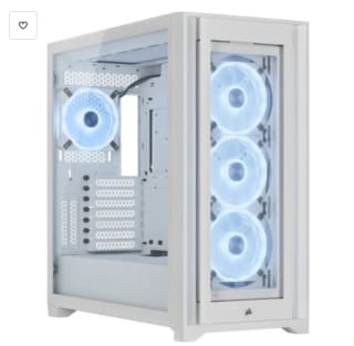 Caja Corsair iCUE 5000X RGB QL Edition Cristal Templado USB 3.1 Blanca por 259.99€