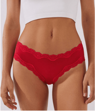 Black Friday Braguitas Womensecret rojas a solo 5,39€