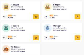 25% korting op geselecteerde passen tijdens Black Friday bij Interrail