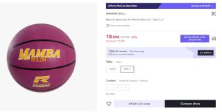 Balón de Basket Rox Mamba por 7.66€