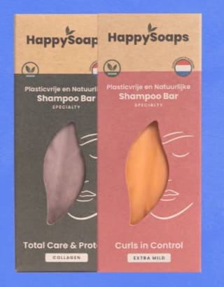 1 + 1 gratis op de Happy Soaps Shampoo Bar