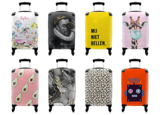 30% korting op koffer met eigen ontwerp en eigen foto's (vanaf €62,97) @ NoBoringSuitcases