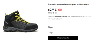 Botas de Trekking Altus Dena por 69.99€