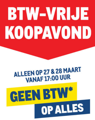 BTW Vrije Koopavonden bij de Makro