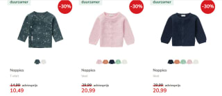 Kleertjes.com weekenddeal: tot 30% korting op basics van bv Noppies, Vingino en meer