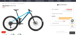 Vtt Tout Suspendu Mondraker Foxy R 29 à 2699€