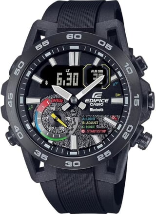 Casio Reloj Analogico/digital Cuarzo con Correa de Resina ECB-40MP-1AEF por 81,59€