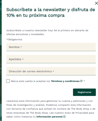 -10% de descuento en The Body Shop