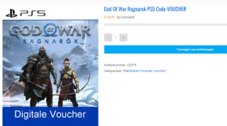 God of war ragnarok voor €29,99 bij Game-shock