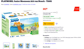 PLAYMOBIL Junior Meeneem Ark van Noach - 71681 voor €21,49 bij Bol.