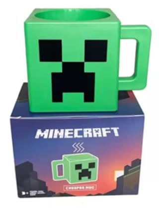 Taza de Minecraft 3D 230ml por $19 en AliExpress