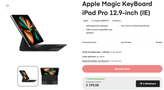 APPLE Magic Keyboard voor 12.9" iPad Pro (5e gen) - voor €199 bij Amac