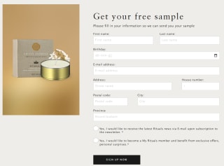 Gratis sweet jasmine theelicht van Rituals