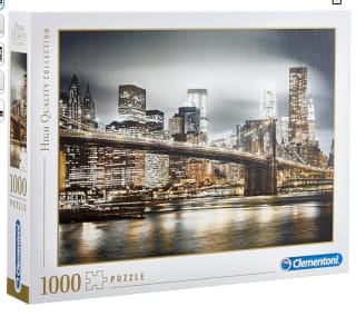Puzzle 1000 piezas paisaje ciudad Nueva York Skyline,  marca Clementoni por 8,49€