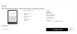 Recopilación ebboks y accesorios desde días sin Iva en Mediamarkt