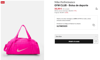 Bolsa de deporte Nike gym club duffle por 25.88€