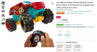 Hot Wheels Radio Control Monster Trucks por $346 en Amazon