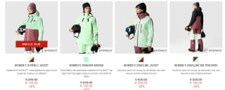 40% korting op de Wintersportactie bij The North Face
