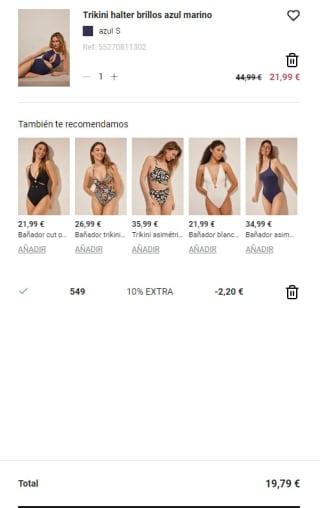 10% EXTRA descuento en tu compra en Women Secret