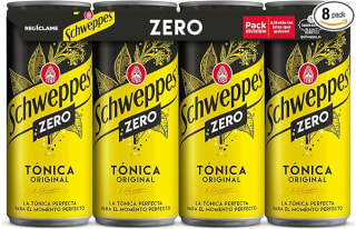 24 latas Schweppes Tónica Zero, sin Azúcar ni Calorías - Lata 33cl por 13,36€
