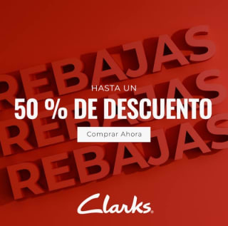 Rebajas hasta -50% en Clarks.