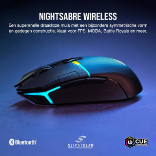 Corsair Nightsabre Wireless RGB Gaming Muis voor €99,99 bij Amazon
