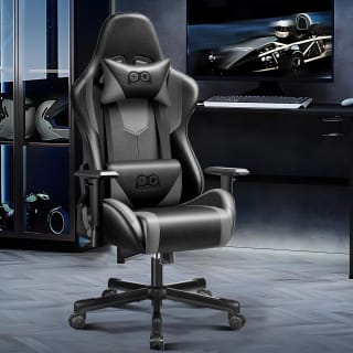 Kerdom 998 Silla Gaming con Cojín Lumbar y Reposacabeza por 99,99€