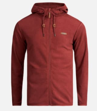 Polerón Lippi Teen Boy Stripes Nano-F Full Zip Hoody Vino por $20.490