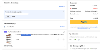 Estantería Metálica de Acero Galvanizado + 5 Baldas por 22,06€