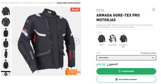 Richa Armada Gore-Tex Pro motorjas voor €499 bij MkcMoto