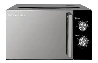 Purchase a Russell Hobbs compact, manual microwave as low as £55 at Asda Direct