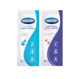 2 Gratis samples Sasmar glijmiddel via Sasmar