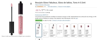 Bourjois Gloss Fabuleux, Gloss de labios por 1,79€