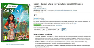 Juego Nacon - Garden Life: a cozy simulator para XBX [Versión Española] por 8,86€