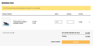 20% extra korting op de sale van Scapino